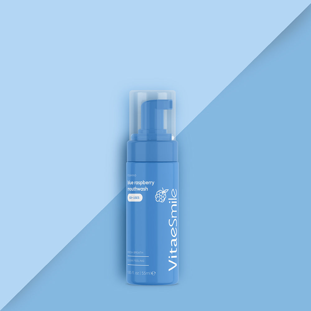 VitaeSmile Blue Raspberry-Schaum-Mundspülung